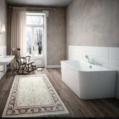 Cada freestanding Kreiner Maggie 160x75 cm alb