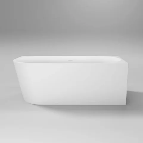 Cada freestanding Coloana Laguna 150x80 cm acril alb dreapta