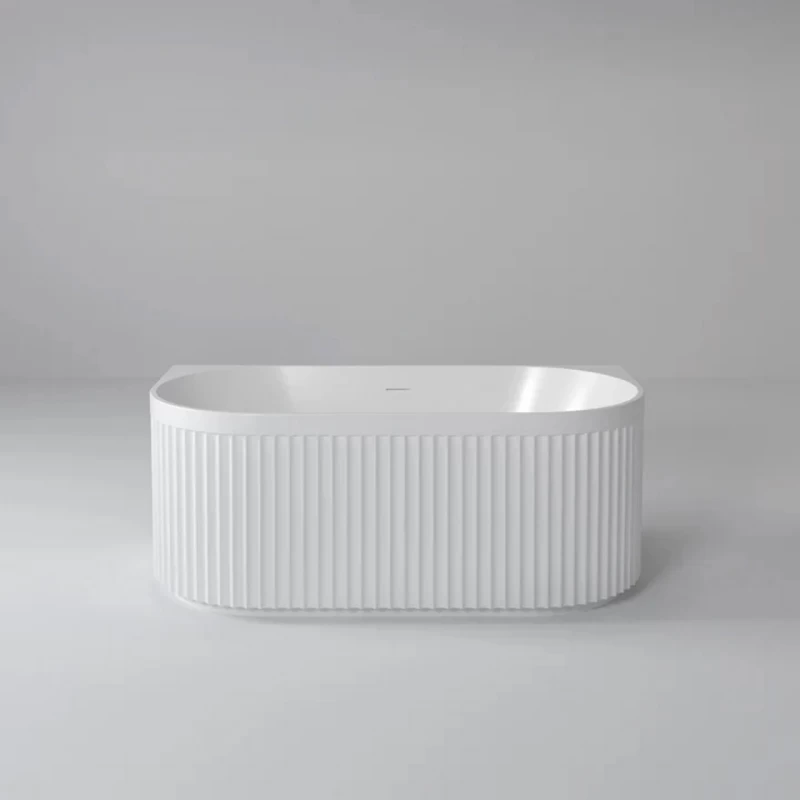 Cada freestanding Coloana Beatrice 170x80 cm acril alb