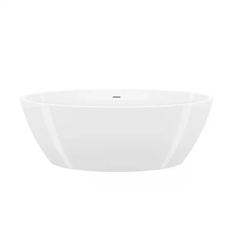 Cada freestanding Coloana Delia 170x78 cm acril alb