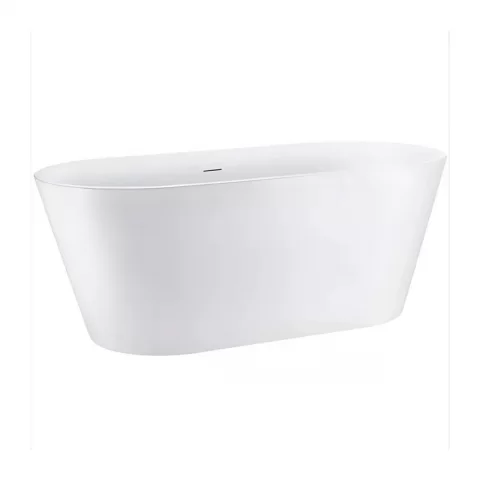 Cada freestanding Coloana Hera 170x73 cm acril alb