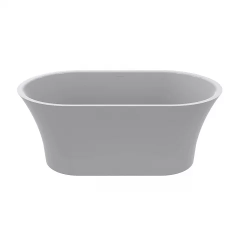 Cada freestanding compozit Coloana Helga 150x85 cm alb lucios