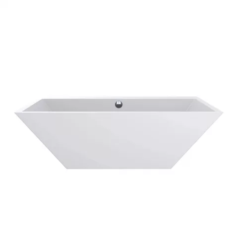 Cada freestanding compozit Coloana Temza 179.2x79.6 cm alb mat