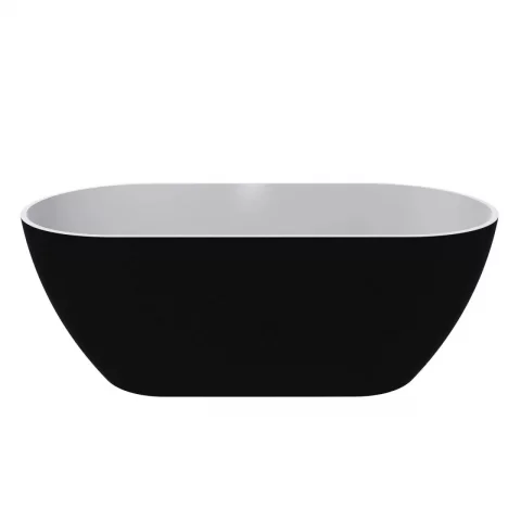 Cada freestanding compozit Coloana Greenland 168x80.5 cm negru lucios