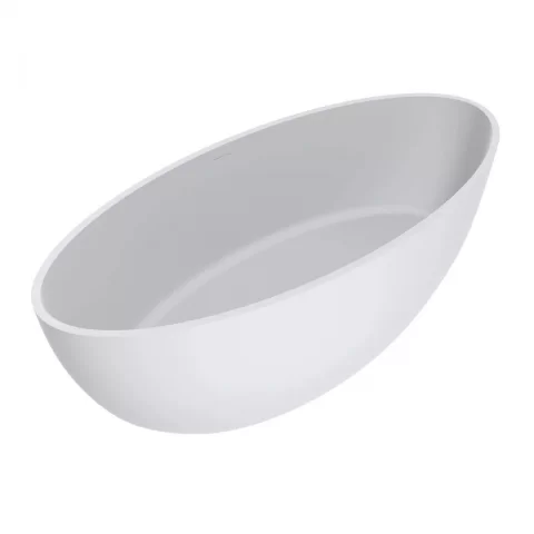 Cada freestanding compozit Coloana Madonna 180x80 cm alb mat
