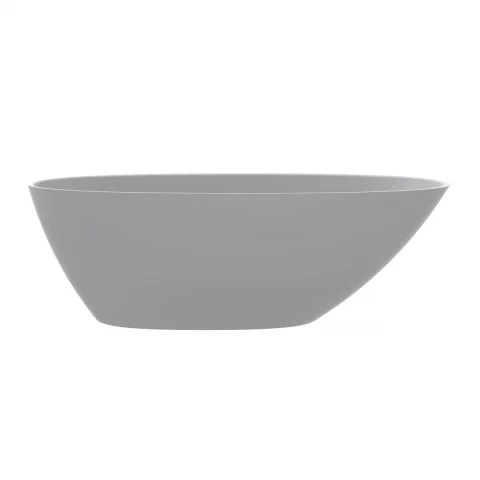 Cada freestanding compozit Coloana Melbourne 168.5x76 cm alb mat
