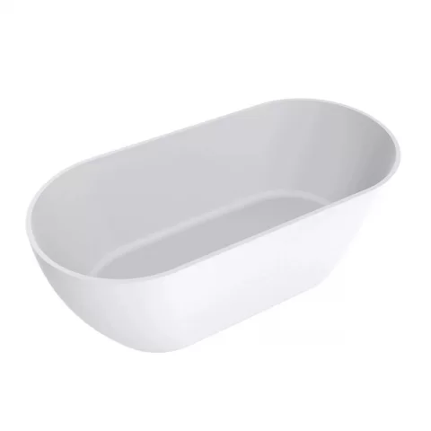 Cada freestanding compozit Coloana Greenland 168x80.5 cm alb mat