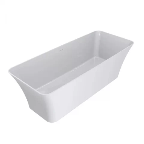 Cada freestanding compozit Coloana Bonita 180x75.5 cm alb mat