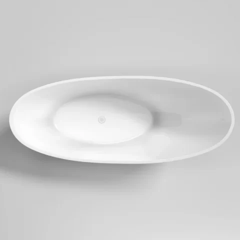 Cada freestanding Coloana Eva 175x73 cm acril alb