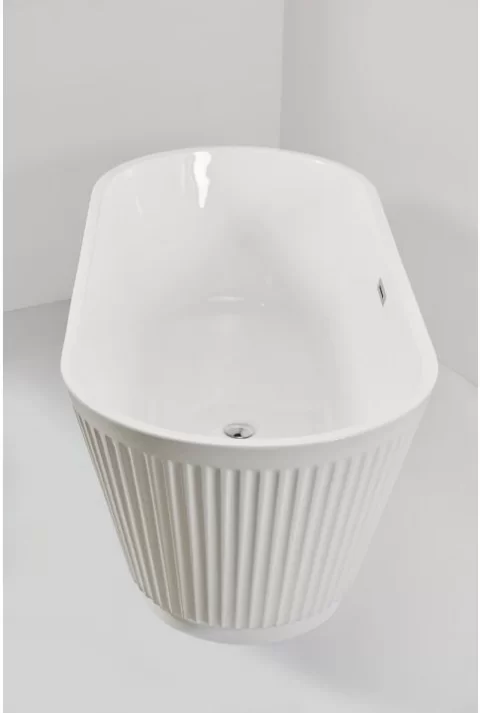 Cada freestanding Sanotechnik  Tivoli,170x75x58 cm din acril alb