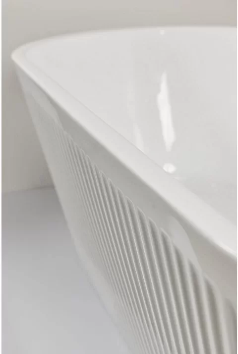 Cada freestanding Sanotechnik  Tivoli,170x75x58 cm din acril alb