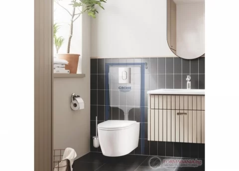 Set PROMO Vas WC suspendat si capac soft close GROHE BAU CERAMIC 54x36cm