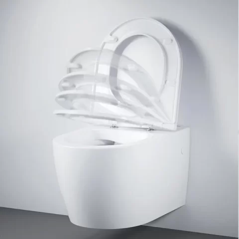 Set PROMO Vas WC suspendat si capac soft close GROHE BAU CERAMIC 54x36cm