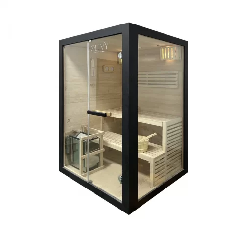 Sauna finlandeza din lemn Hemlock Premium Home Spa