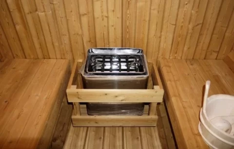 Sauna Finalndeza BERGEN pentru exterior, 189 x 220 x 191.5cm