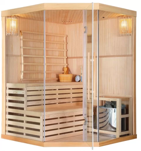 Sauna finlandeza Sanotechnik Tallinn 3 persoane 150x150xH200 cm