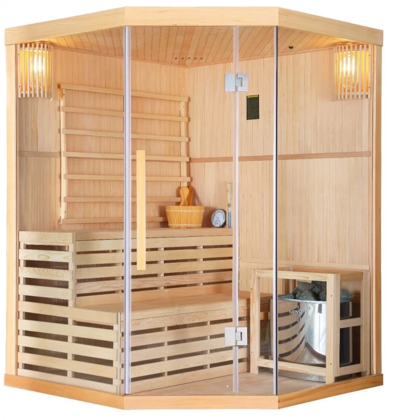 Sauna finlandeza Sanotechnik Tallinn 3 persoane 150x150xH200 cm