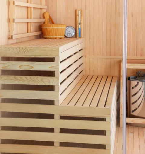 Sauna finlandeza Sanotechnik Tallinn 3 persoane 150x150xH200 cm