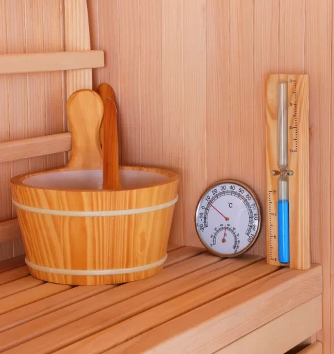 Sauna finlandeza Sanotechnik Tallinn 3 persoane 150x150xH200 cm