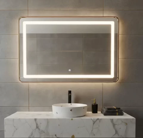 Lavoar Terrazzo Alb pe blat A524-DC01
