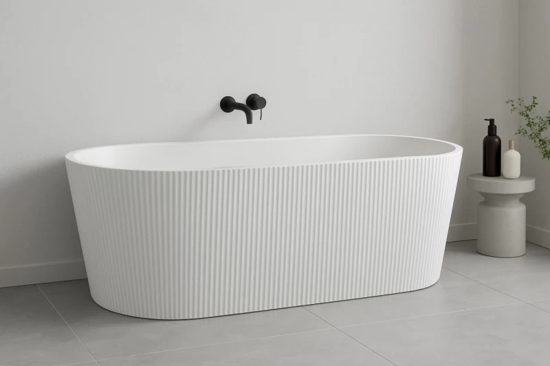 Cada freestanding RENO WHITE 175x75