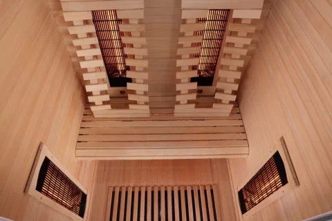 MALMO 2, Sauna cu Infrarosu + Carbon - Magneziu, 120 x 105 x 190cm