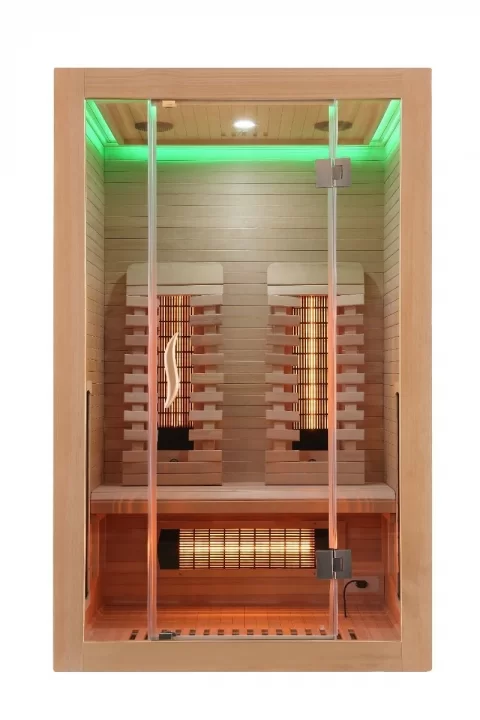 MALMO 2, Sauna cu Infrarosu + Carbon - Magneziu, 120 x 105 x 190cm