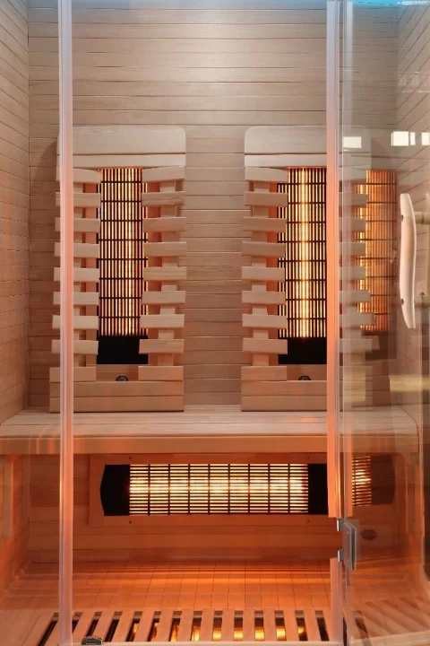 MALMO 2, Sauna cu Infrarosu + Carbon - Magneziu, 120 x 105 x 190cm