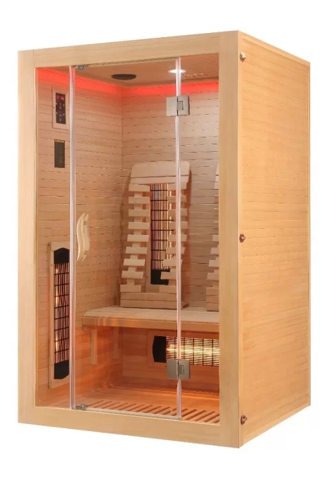 MALMO 2, Sauna cu Infrarosu + Carbon - Magneziu, 120 x 105 x 190cm