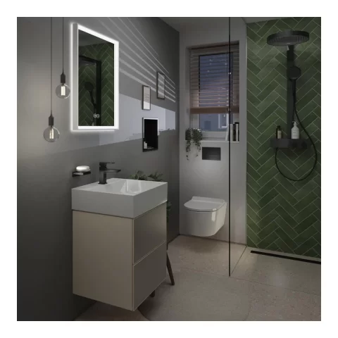 Vas wc Hansgrohe EluPura S AquaFall, fara capac, alb