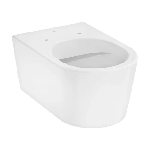 Vas wc Hansgrohe EluPura S AquaFall, fara capac, alb
