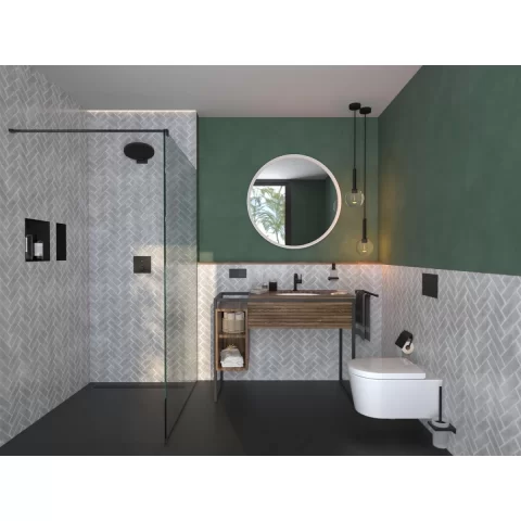 Vas wc Hansgrohe EluPura S AquaFall, fara capac, alb