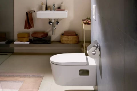 Hansgrohe EluPura Original S capac wc SoftClose alb 60148450
