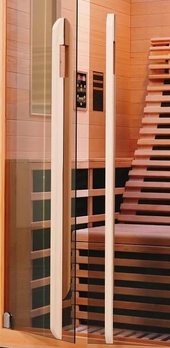 Sauna Sanotechnik Carbon 1 brad canadian 130x100xH195 cm LED Starlight 