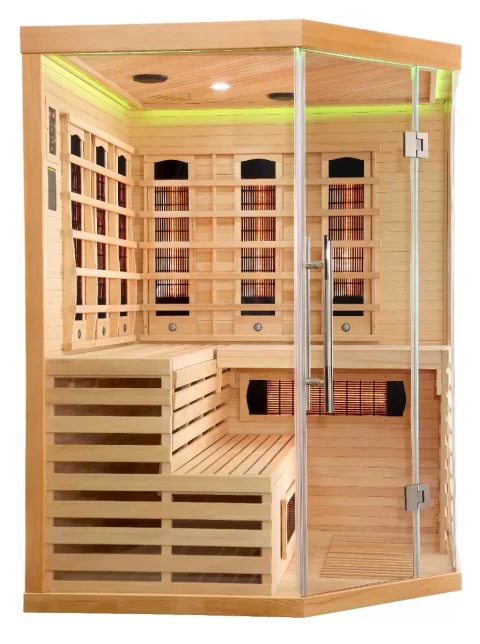 Sauna Sanotechnik Deluxe brad canadian 150x150xH200 cm cromoterapie