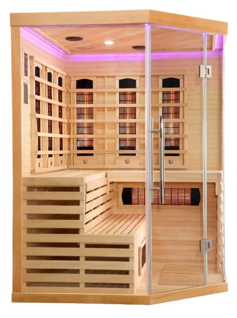 Sauna Sanotechnik Deluxe brad canadian 150x150xH200 cm cromoterapie