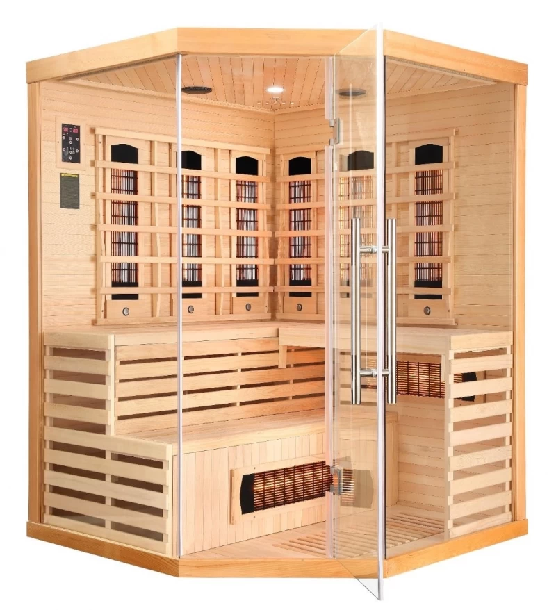 Sauna Sanotechnik Deluxe brad canadian 150x150xH200 cm cromoterapie