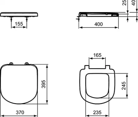 Capac wc Ideal Standard Tempo
