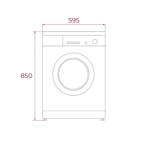Mașină de spălat rufe free-standing fără uscător, Motor Inverter, 400 - 1400 rpm, Capacitate spălare: 9 kg