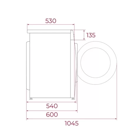 Mașină de spălat rufe free-standing fără uscător, Motor Inverter, 400 - 1400 rpm, Capacitate spălare: 9 kg