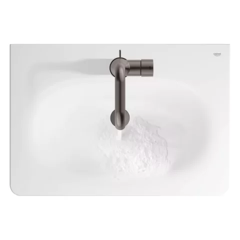 Baterie lavoar Grohe Essence, marimea L, ventil, mat, grafit