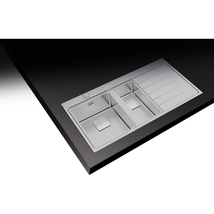 Chiuveta din inox Teka, 1000 x 520 mm, PureLine, Picurator dreapta, inox