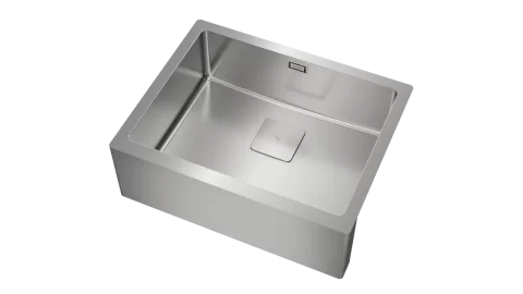 Chiuveta bucatarie Teka American Professional, front inox masiv, 595x468mm, adancime cuva 20cm, SilentSmart, inox