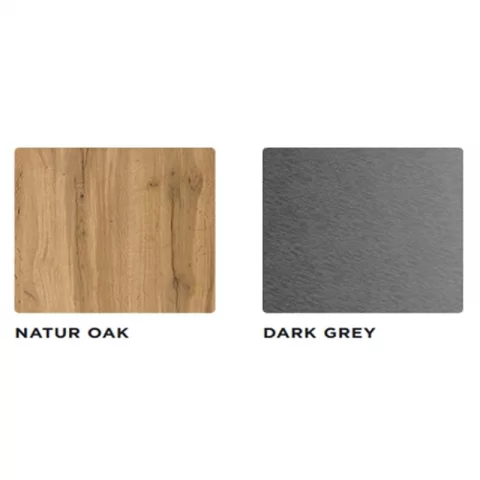 Set PROMO dulap suspendat si lavoar, Kolpasan, Malaya, 101 cm, stejar natur