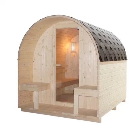 ISLAND XL - Sauna Finalndeza pentru exterior, 189 x 220 x 191.5cm