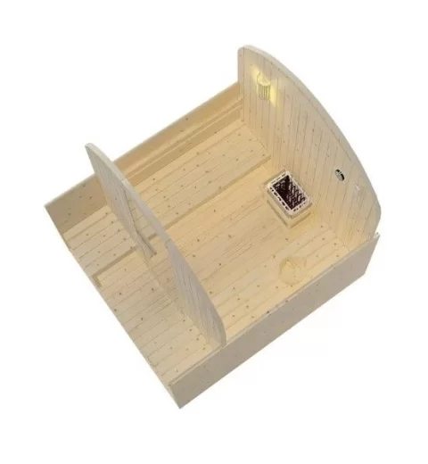 ISLAND XL - Sauna Finalndeza pentru exterior, 189 x 220 x 191.5cm