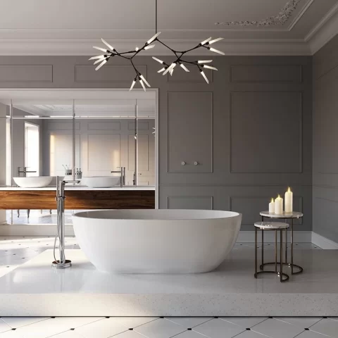 Baterie cada stativa, Ferro, Fiesta, pentru cada freestanding, crom