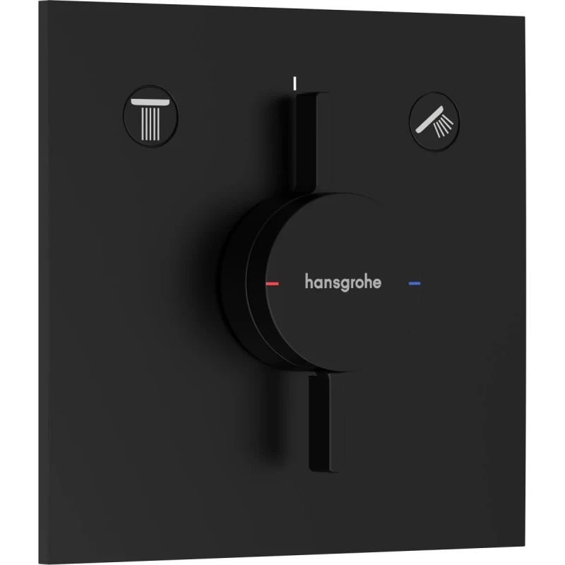 Hansgrohe DuoTurn E baterie cadă-duș ascuns negru