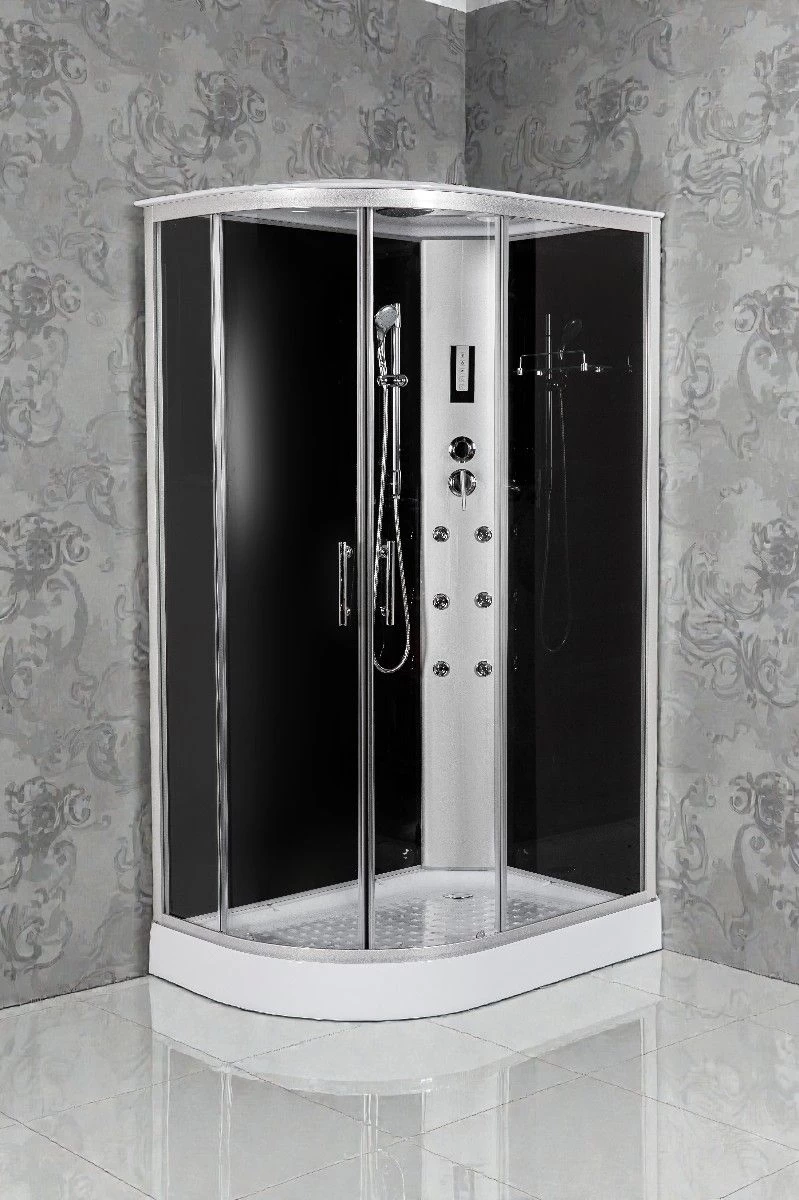 Cabina de dus completa, 120x80x210cm, colt dreapta 