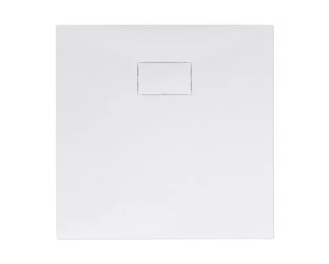 Cadita de dus din SMC, patrata, decupabila, 80x80cm - Alba